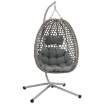 Chomik Складной подвесной кресло, серый, подушка - темно-серый, рама - светло-серый, FAT9094 - Home Club, изображение 5