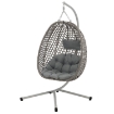 Chomik Складной подвесной кресло, серый, подушка - темно-серый, рама - светло-серый, FAT9094 - Home Club, изображение 6