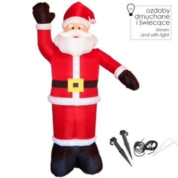 Chomik Надувной Санта-Клаус Led 360 см, SUN0356 - Home Club