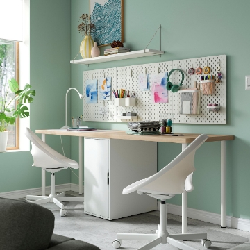 ІКЕА Письмовий стіл LAGKAPTEN ЛАГКАПТЕН / ALEX АЛЕКС, 796.076.80 - Home Club