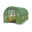 Garden Line 3-секционный садовый пленковый туннель, зеленый, 3,5 x 2 x 2 м, TUN5576 - Home Club