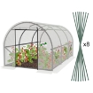 Garden Line 3-секционный белый садовый пленковый туннель 4 x 2,5 x 2 м, TUN5590 - Home Club, изображение 3