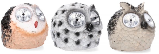 Garden Line Солярна Лампа Сова 11,5 x 10 x 11,2 См, SOL0043 - Home Club