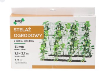 Garden Line Садовый Стенд 1,2 М, Диаметр 11 Мм, С Сеткой 1,8 x 2,7 М, JAW5424 - Home Club