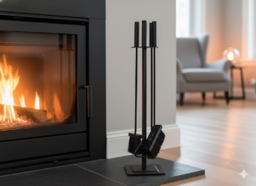 Chomik Каминный Набор 3 Элемента + Стойка 61 См, KOM5790 - Home Club