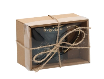 Chomik Порцелянова чашка «Черевичок» 230 мл, різдвяний мікс кольорів, LIL6026 - Home Club