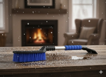 Chomik Скребок з щіткою 63 см, EDA4427 - Home Club