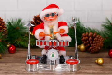 Chomik Міколай З Барабанами - Граючий 25,5 См, SAT6499 - Home Club