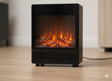 Chomik Электрический Камин - Имитация Пламени - 29,2 x 15,8 x 38,7 См - 2000 Вт, FIN2640 - Home Club