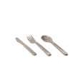 Chomik Пластиковые столовые приборы (ложка + вилка + нож), TIT-9512 - Home Club, изображение 3