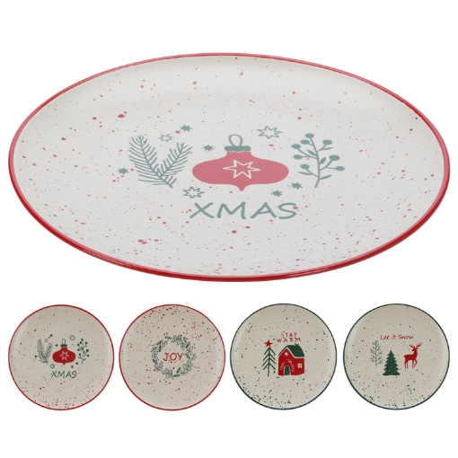 Chomik Тарілка 26,5 см Різдвяна, AMS7862 - Home Club