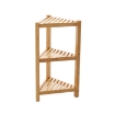 Chomik Кутовий Бамбуковий Стійка 3-Рівнева 34x34x60 См, PHO7049 - Home Club