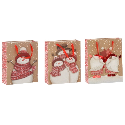 Chomik Скидочная Сумка «Рождественские Персонажи» 26 x 32 x 10 см, BAG0641 - Home Club