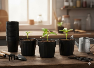 Garden Line Kpl.100Szt Горщики Для Розсади 7,5 x 6,7 См, JAW9447 - Home Club