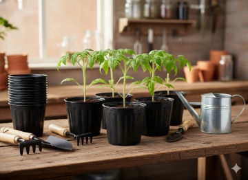 Garden Line Kpl.100Szt Горщики Для Розсади 9 x 7,8 См, JAW9454 - Home Club