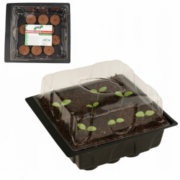 Garden Line Набор Для Проращивания (Мини-Огрод + 12 Торфяных Кольцев), EDA8549 - Home Club