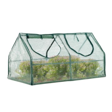 Garden Line Небольшая оранжерея для сада, зеленая, 120 x 62 x H60/30 см, TUN5521 - Home Club