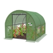 Garden Line 2-сегментний садовий тунель із плівки, зелений, 2 x 2 x 2 м, TUN5545 - Home Club