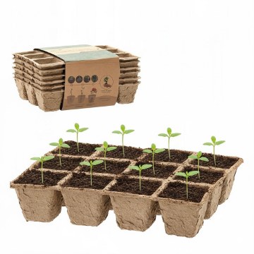 Garden Line Кпл. 6 Палет Торфових Горщиків 21 x 17 x 4,5 См, EDA3227 - Home Club