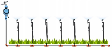 Garden Line Комплект Для Краплячого Поливу З 10 Шт. Обертовими Мікророзпилювачами, RIG5072 - Home Club