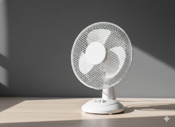 Chomik Настольный вентилятор, белый, 25 Вт, FAN9066 - Home Club