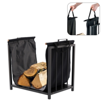 Chomik Металевий Стійка Для Дров З Переносною Сумкою 51X37X50,5 См, KOM5868 - Home Club