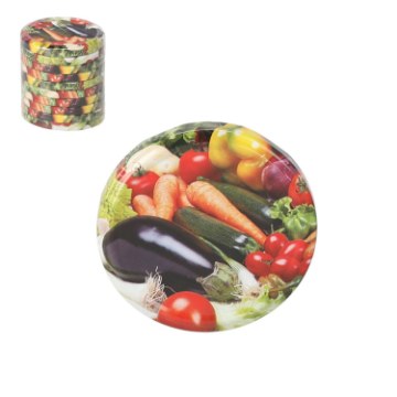 Chomik Комплект 10 кришок Fi 82 Овочі R8 /024/, CAPL82KPL024 - Home Club