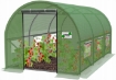 Garden Line 3-секционный садовый пленковый туннель, зеленый, 3,5 x 2 x 2 м, TUN5576 - Home Club, изображение 2