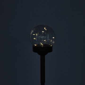 Garden Line Солярна Лампа Calia 10 x 10 x 33 См Чорна Димчата / Чорна Прозора Тепло-Біла, SOL4283 - Home Club