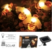 Garden Line Солнечная гирлянда для сада, длина 2 + 3,8 м, пчелы, 20 светодиодов, теплый белый свет, SOL3637 - Home Club