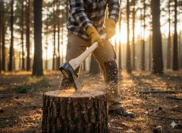 Garden Line Топор для раскалывания 3000 г с деревянным рукояткой 90 см, TAN4229 - Home Club