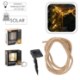 Garden Line Солнечная гирлянда для сада, длина 1 + 3 м, 35 светодиодов, теплый белый свет, SOL6056 - Home Club
