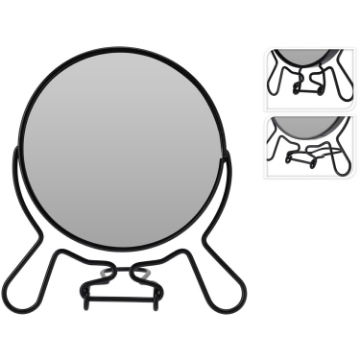 Chomik Двостороннє чорне дзеркало для макіяжу, AMS1471 - Home Club