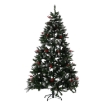 Chomik Штучна ялинка 180 см - засніжена з горобиною, шишками, світлодіодами, UMI9056 - Home Club, зображення 3