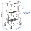ІКЕА Візок RÅSKOG РОСКУГ, 405.821.81 - Home Club, зображення 10