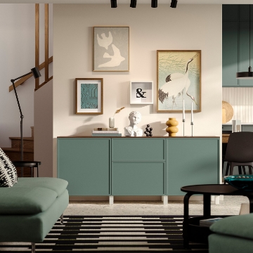 ИКЕА Комбинация с ящиками BESTÅ БЕСТО, 596.028.10 - Home Club