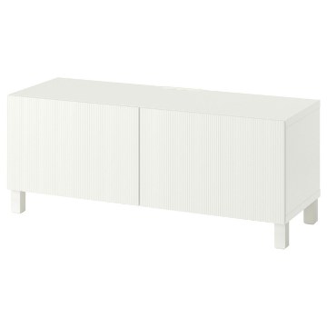 ИКЕА Скамейка под телевизор с дверцами BESTÅ БЕСТО, 695.973.61 - Home Club