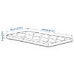 ІКЕА Пінополіуретановий матрац для дитячого ліжечка KRUMMELUR КРУММЕЛУР, 205.934.06 - Home Club, зображення 5