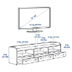 ІКЕА Шафа під телевізор HAUGA ХАУГА, 805.933.85 - Home Club, зображення 4