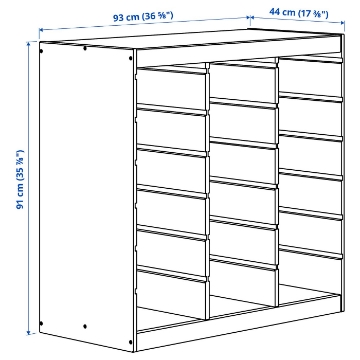 ИКЕА Каркас TROFAST ТРУФАСТ, 206.153.85 - Home Club
