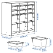 ИКЕА Стеллаж с контейнерами TROFAST ТРУФАСТ, 096.131.23 - Home Club, изображение 5