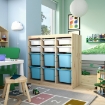 ИКЕА Стеллаж с контейнерами TROFAST ТРУФАСТ, 596.125.69 - Home Club, изображение 2