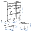 ИКЕА Стеллаж с контейнерами TROFAST ТРУФАСТ, 596.125.74 - Home Club, изображение 5