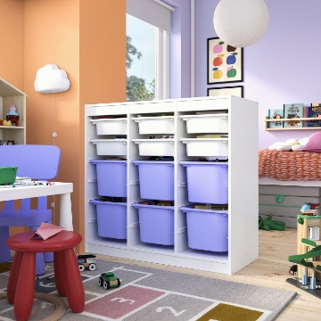 ИКЕА Стеллаж с контейнерами TROFAST ТРУФАСТ, 096.131.23 - Home Club