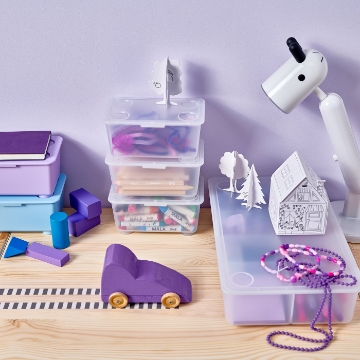 ИКЕА Коробка с крышкой GLIS ГЛИС, 406.041.16 - Home Club