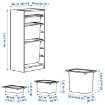 ИКЕА Стеллаж с контейнерами TROFAST ТРУФАСТ, 296.065.98 - Home Club, изображение 6