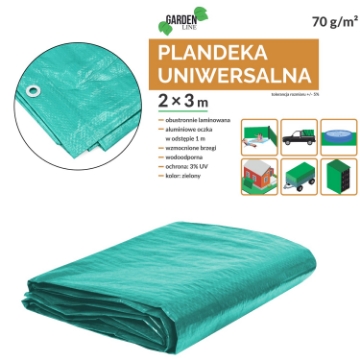 Chomik Пладенка 2 x 3 М (+/- 5%) 70Gsm 3%Uv Зелена, DEK4126 - Home Club