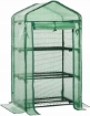 Garden Line Садова Теплиця З Трьома Полицями Зелена 69 x 49 x H125 Cm, TUN5245 - Home Club, зображення 4