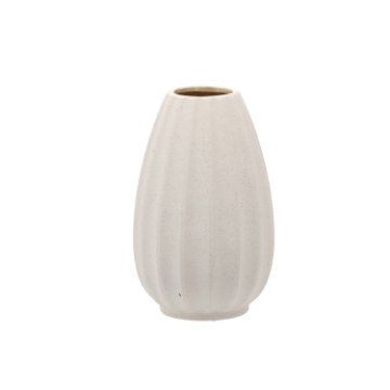 Garden Line Низкий белый керамический вазон, размеры 13 x 13 x 20,5 см, GOT6805 - Home Club