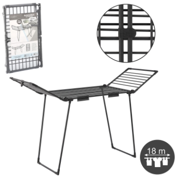 Chomik Сушилка Для Білизни З Двома Держачами Для Шкарпеток «Renata» 174 x 61 x 106 См, TAD7581 - Home Club